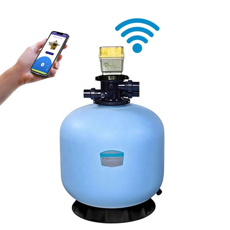 WIFI Smart 6-Way Backwash Valve Pool Sand Filter, Pressure Timing Control, sand filter Top Mount valve Side Mount valve