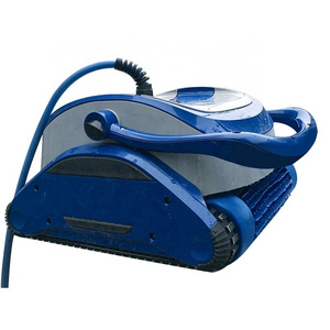 Swimming pool cleaning robot for automatic cleaning of underground and above-ground swimming pools