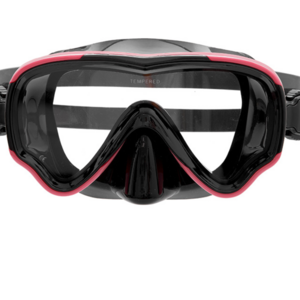 Factory Price No Leaking Clear Snorkel Dive Mask 180 Wide View Anti Fog Swimming Goggles with Nose Cover