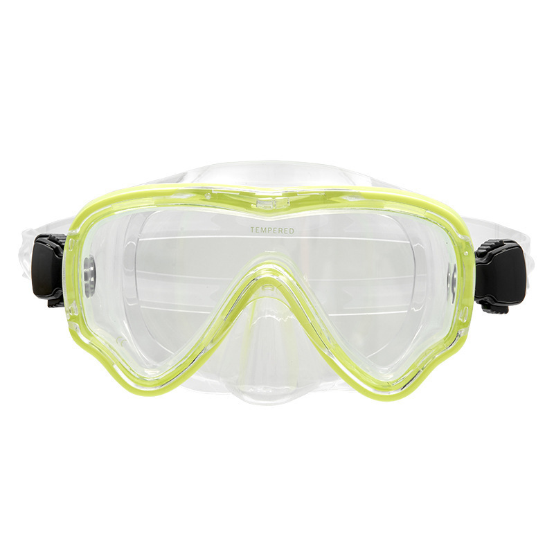 Factory Price No Leaking Clear Snorkel Dive Mask 180 Wide View Anti Fog Swimming Goggles with Nose Cover