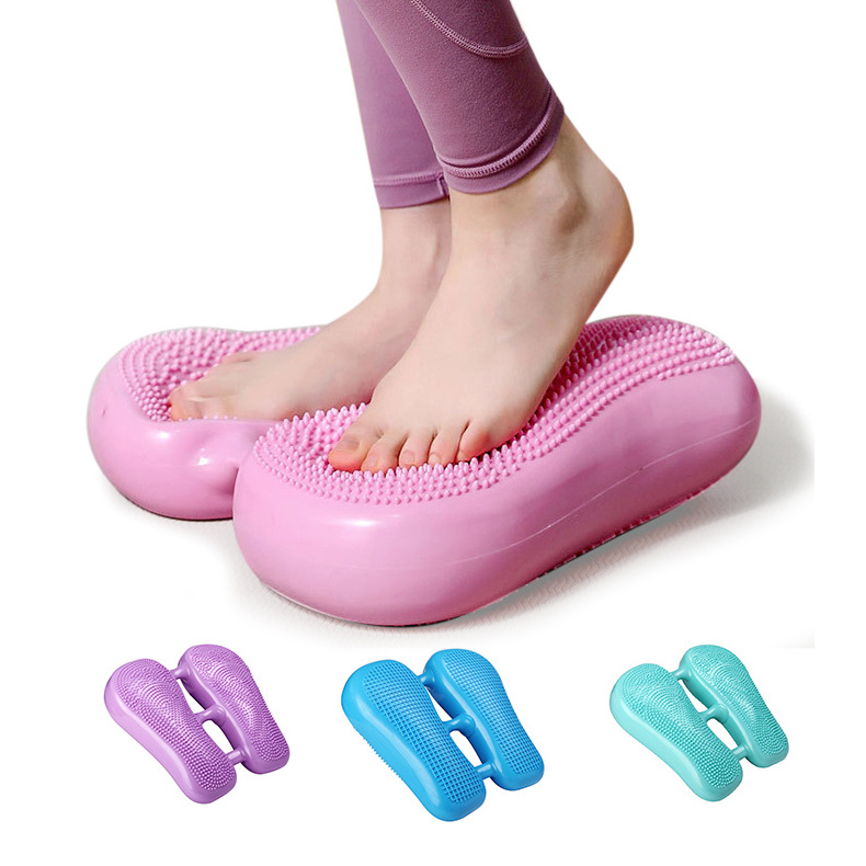 Hot sale aerobic exercise balance training foot massage pedal air inflatable stepper