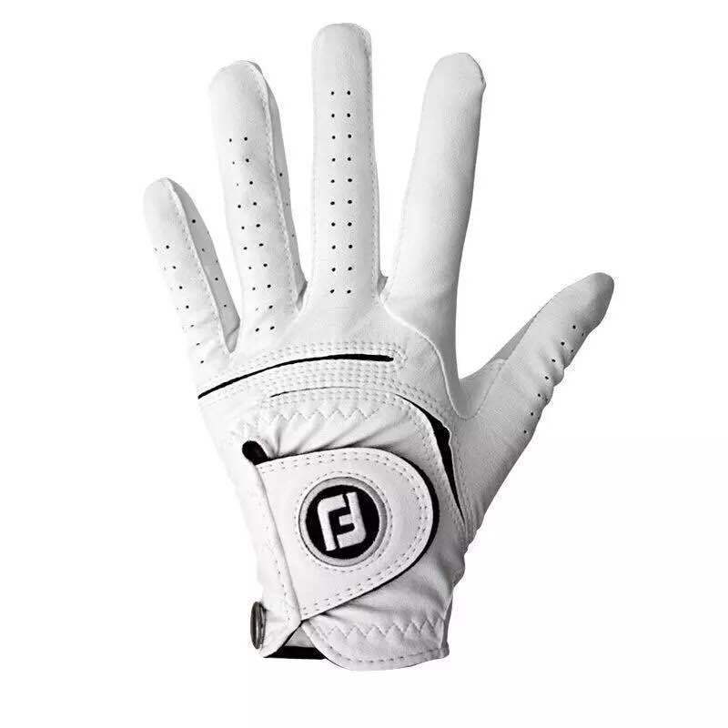 OEM wholesale Mens guantes de golf hombre Sheepskin Leather Soft Breathable Golf Gloves