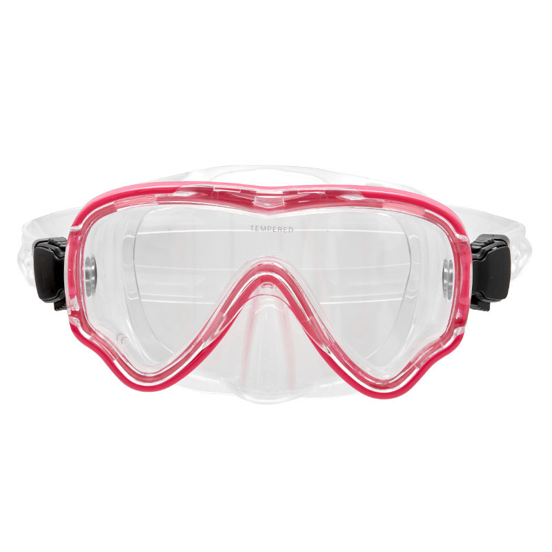 Kids Anti-Shattered Lens UV Protection No-leak Swimming Goggles Swim Mask with Nose Cover