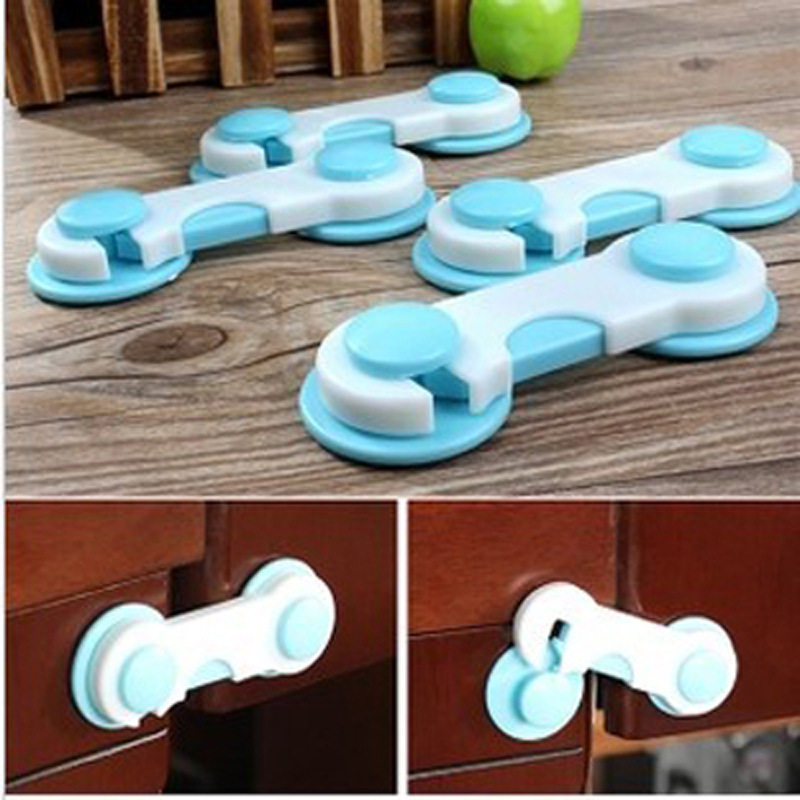 Multifunctional baby safety lock anti-pinch drawer cabinet door open child safety lock