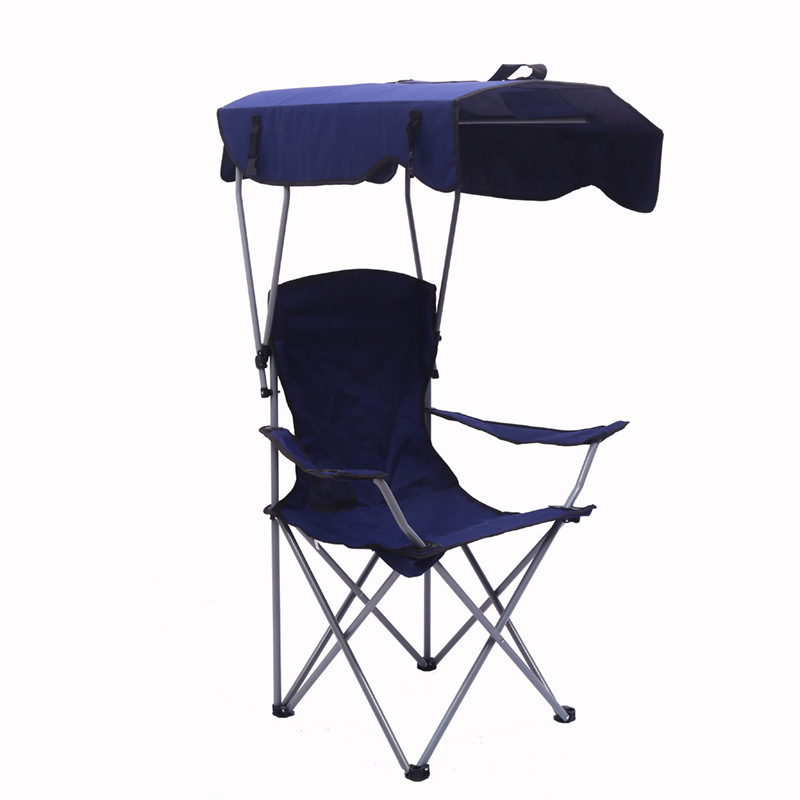 best sell foldable for outdoor camping chair with umbrella folding beach chair aluminium