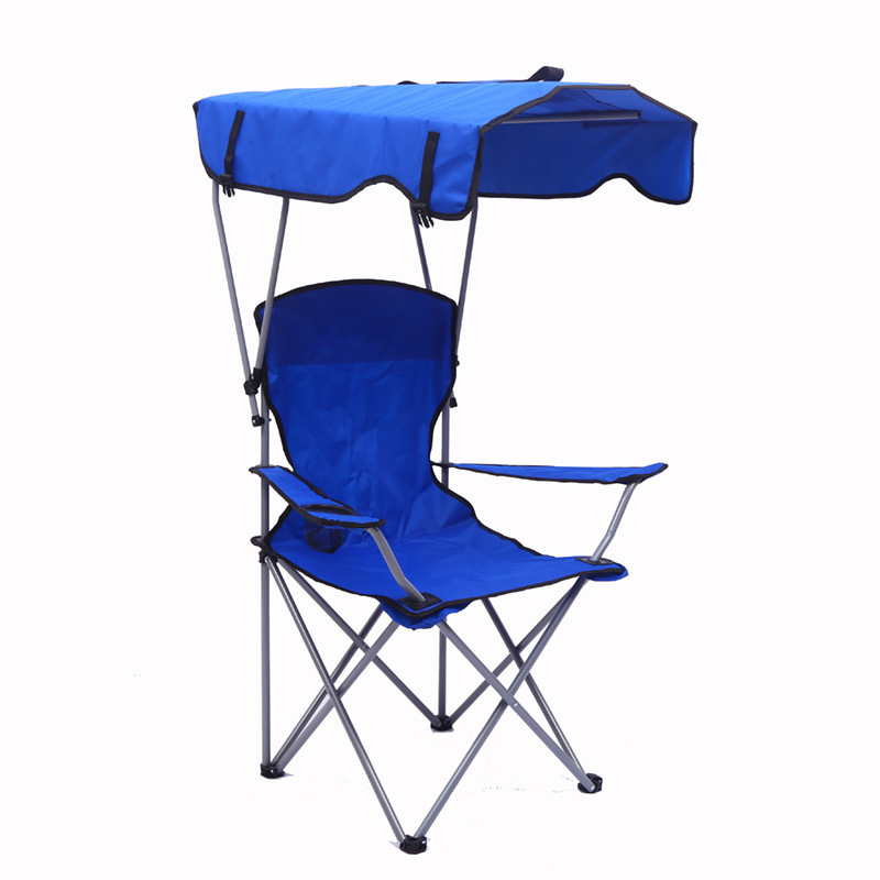 best sell foldable for outdoor camping chair with umbrella folding beach chair aluminium