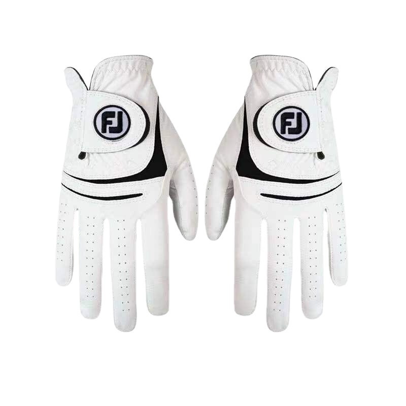 OEM wholesale Mens guantes de golf hombre Sheepskin Leather Soft Breathable Golf Gloves