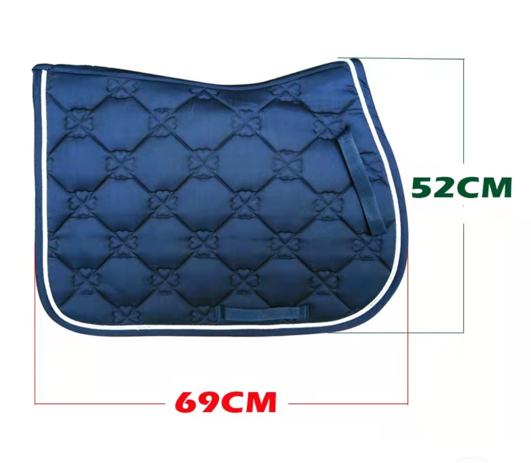 Wholesale harness supplies thickened cotton honeycomb cloth filling Horse riding saddle pad