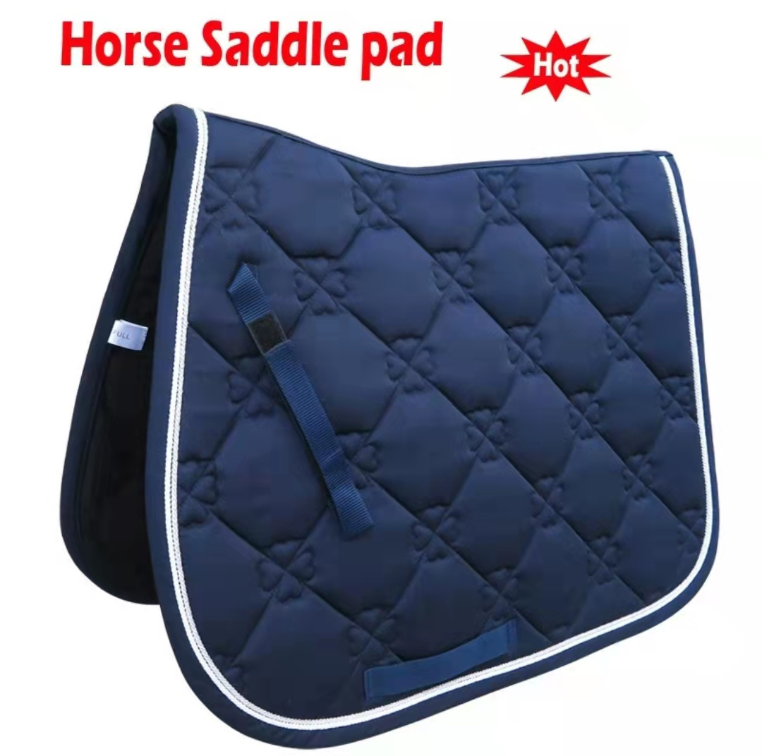 Wholesale harness supplies thickened cotton honeycomb cloth filling Horse riding saddle pad