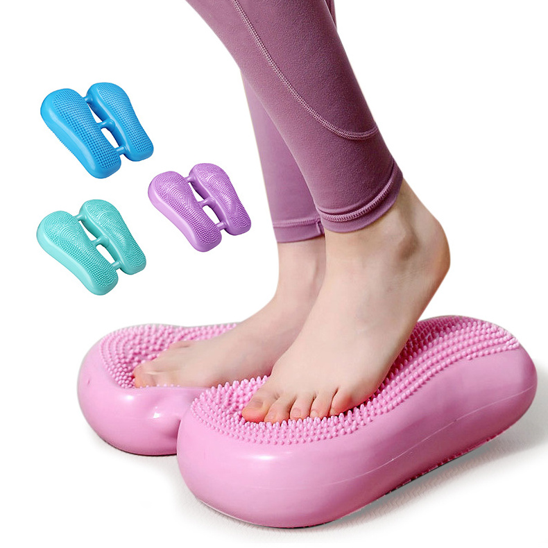 Hot sale aerobic exercise balance training foot massage pedal air inflatable stepper