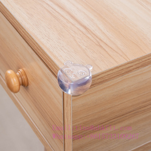 hot sale edge table corner protector Silicone gel child safety baby proofing protector transparent table corner guard