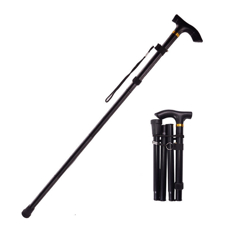 Wholesale Adjustable Portable Camping Hiking Outdoor Adjustable Medical Foldable Walking Stick