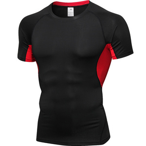 Custom Men Soft Quick Dry Sport Tshirt  Plain T-shirt Functional Running Wear T Shirt