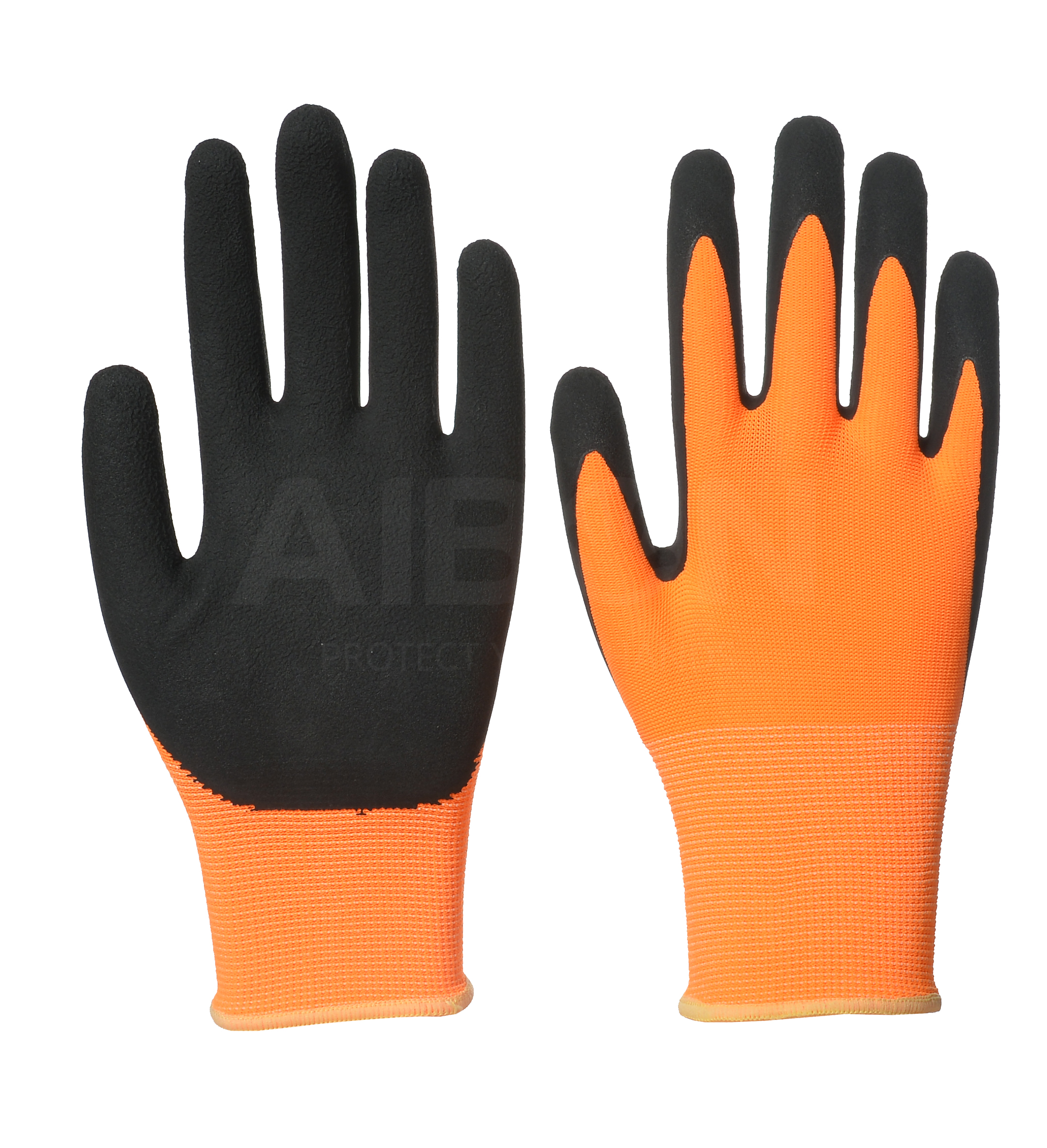 electrical soft leather palm pu kitchen kids cotton impact anti heat thorn proof half palm safety gloves