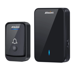 Aibont Direct Current Wireless Doorbell Battery-Operated AAA*4 DC 6V Chime & 12V23A Battery Required Push Button