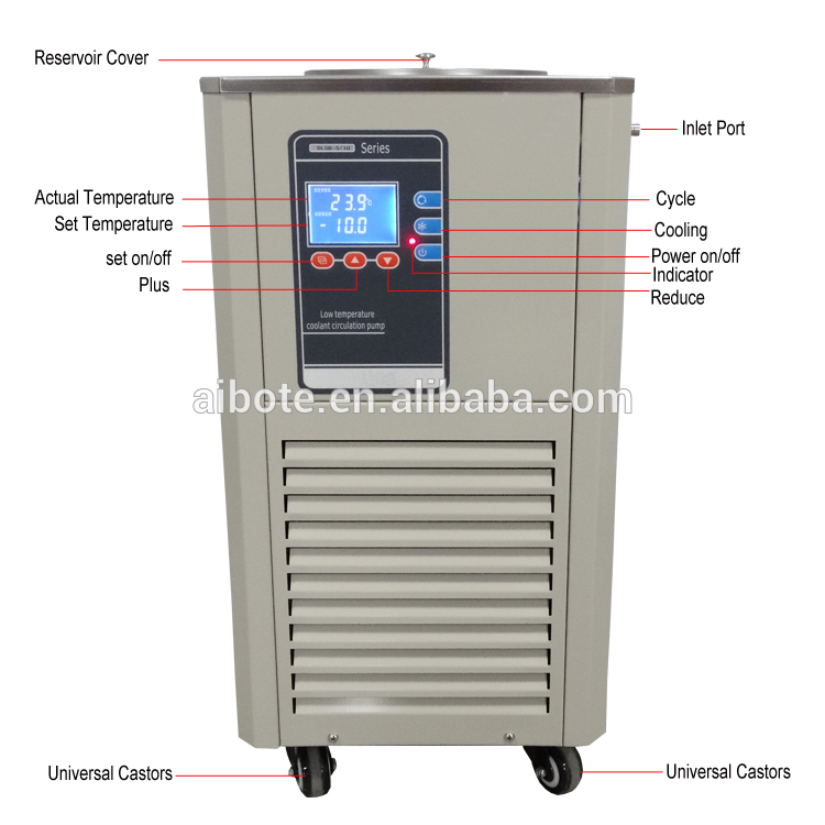 DLSB 10/10 Low Temperature Cooling Liquid Coolant Circulating Pump Cryogenic Alcohol Chiller Recirculating Chiller