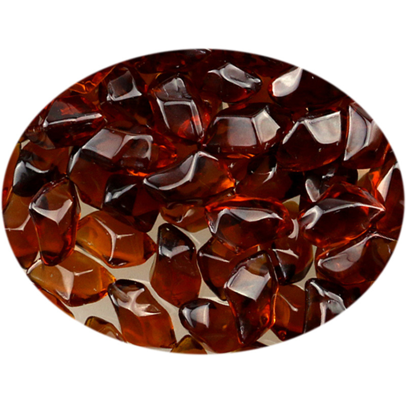 Fire glass for gas firepit table bowl