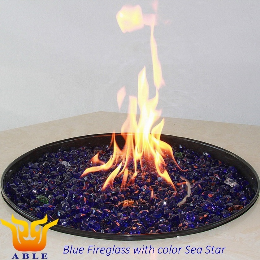 Outdoor Patio Heater Fireglass Fire Pit Borosilicate Glass, Do Not Break in Fire