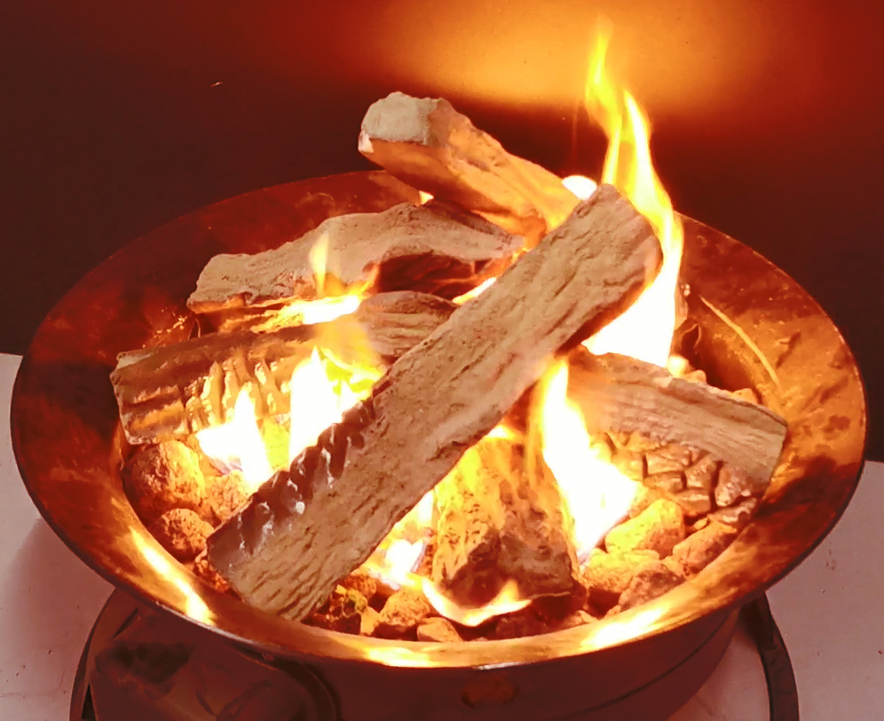 Gas log Ceramic fire wood Artificial log for Gas fireplace Gas fire pit