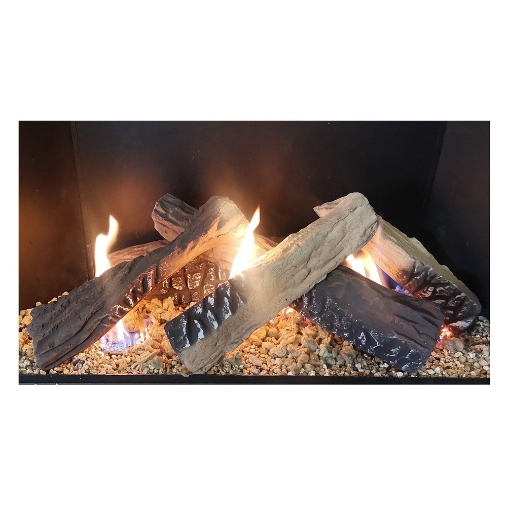 5pcs/set Classic Fire Pit Wood/Logs Fire-proof Gas Logs S08-04