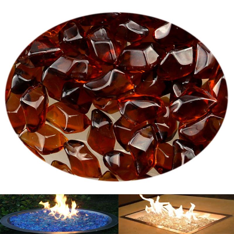 Fire glass for gas fireplace Outdoor gas fires Fire pit