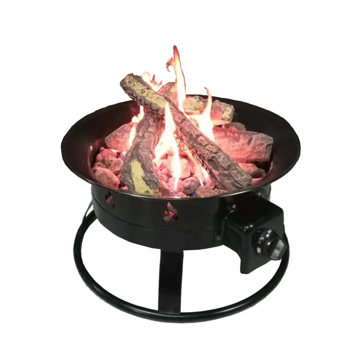 Ceramic fiber gas Logs for Propane Fire Pit or Gas Fireplace