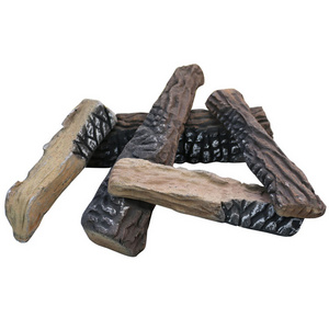 Gas log Ceramic fire wood Artificial log for Gas fireplace Gas fire pit