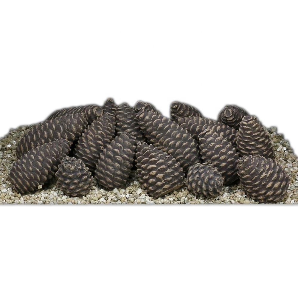 Fireplace Accessories Log Ceramic Pine Cones Fireplace Pine Cones BC-091