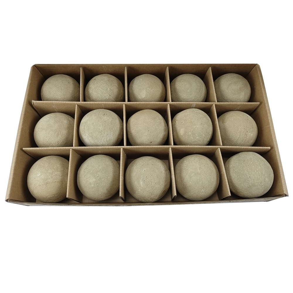 Outdoor Fire Pit Ceramic Balls Fireplace Log Balls Diameter 3