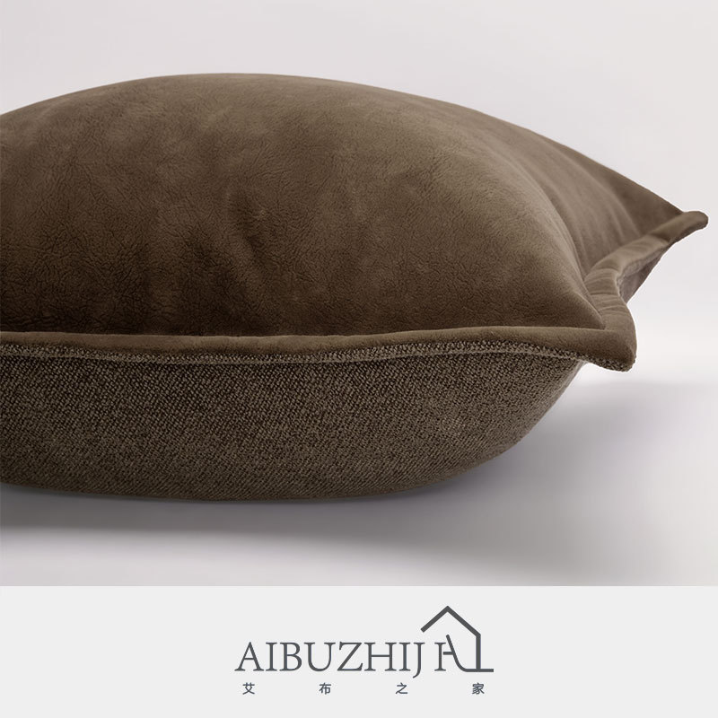 AIBUZHIJIA Brown Cushion Cover Minimalist Earthy Tones Throw Pillow Cover Decorative Home Couch Sofa