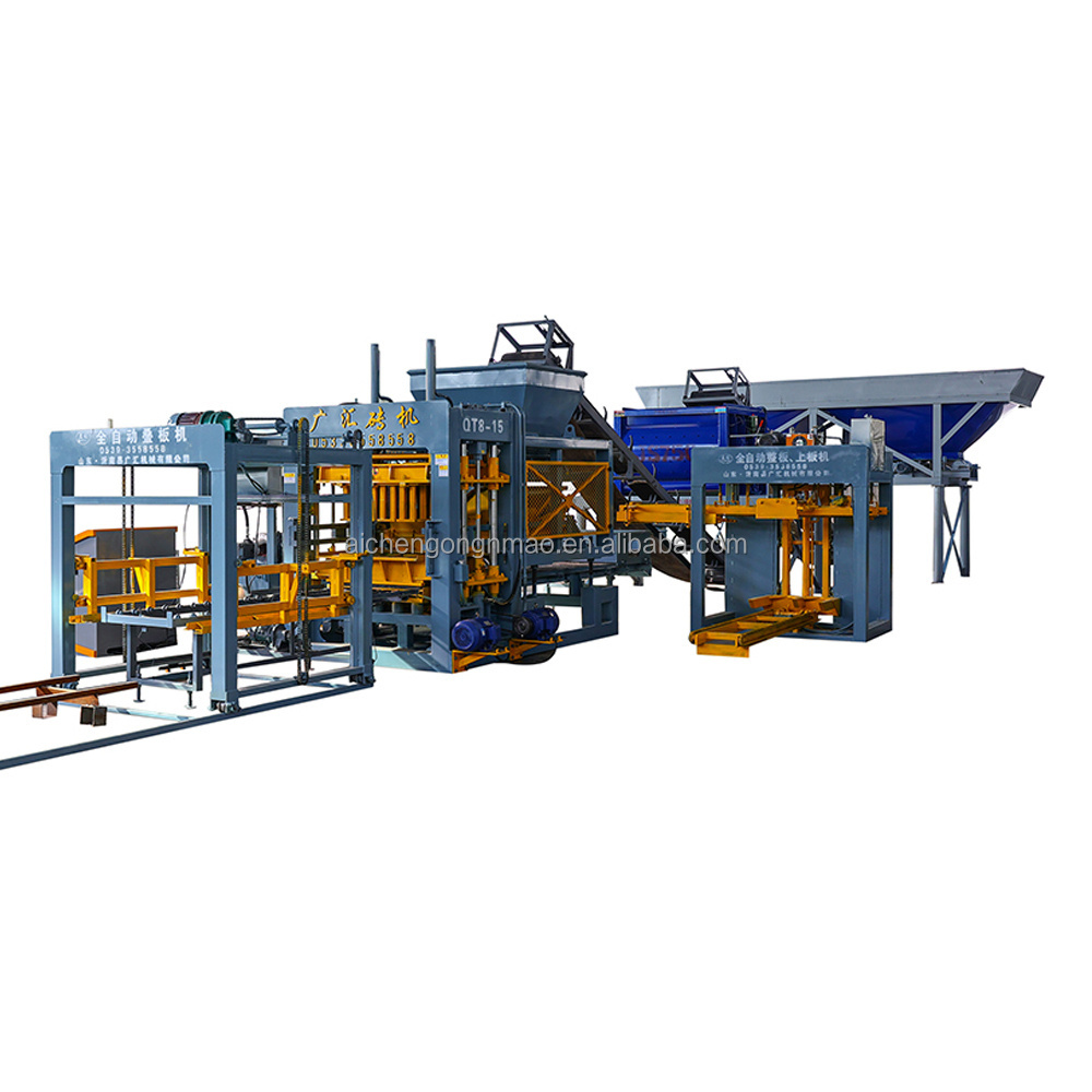 Aichen QT 8-15 concrete block making machine concrete block/brick making machinery Block Maker