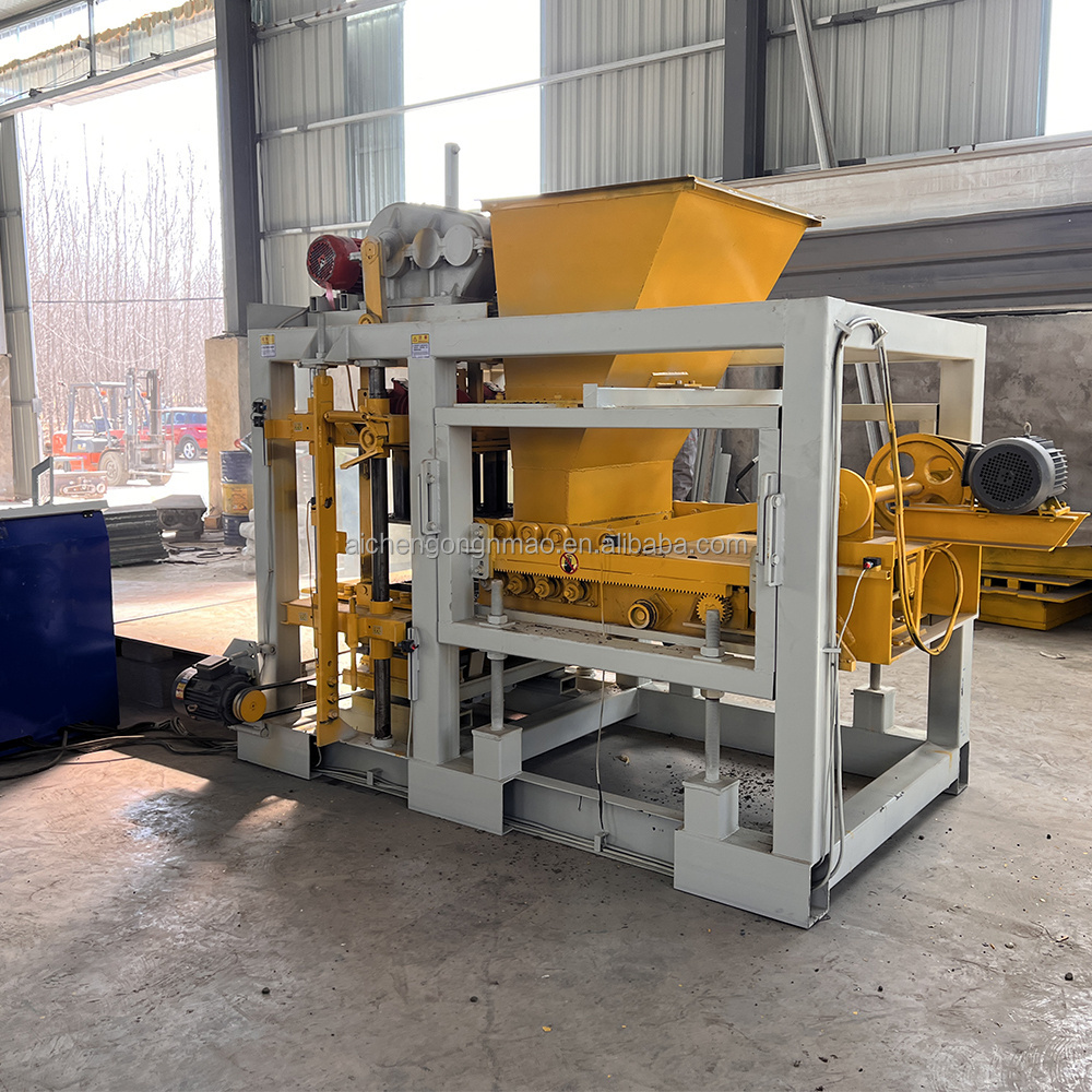 Hollow Blocks Price In The Philippines QT4-25 Burning Free Brick Making Machine For Sale Uk