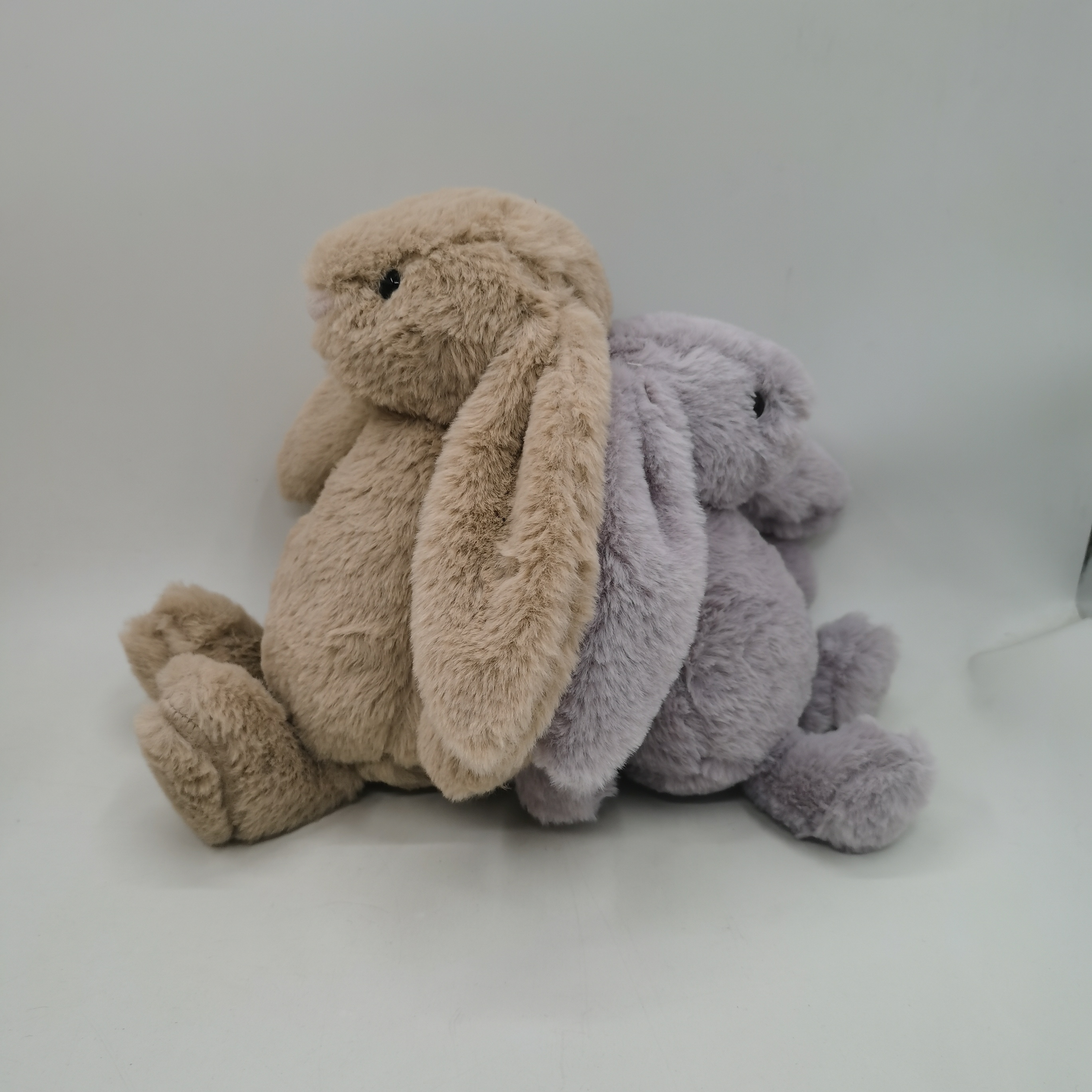 Lovely stuffed animal plush bunny toys with long ears soft animal rabbit toy with sweater