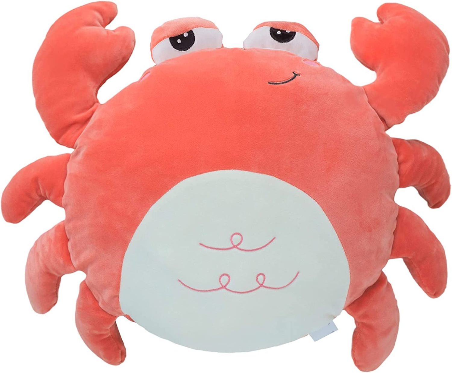 Crab Stuffed Animal Plush Pillow, Stuffed Crab Plush Toy Orange Crab Toy Gifts Stuffed Animals