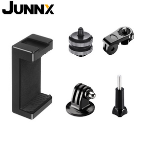 JUNNX Metal ABS 1/4 GoPro Hot Cold Shot Mount Clip Phone Holder Clamp for Gopro Hero Max Accessories DSLR Sony