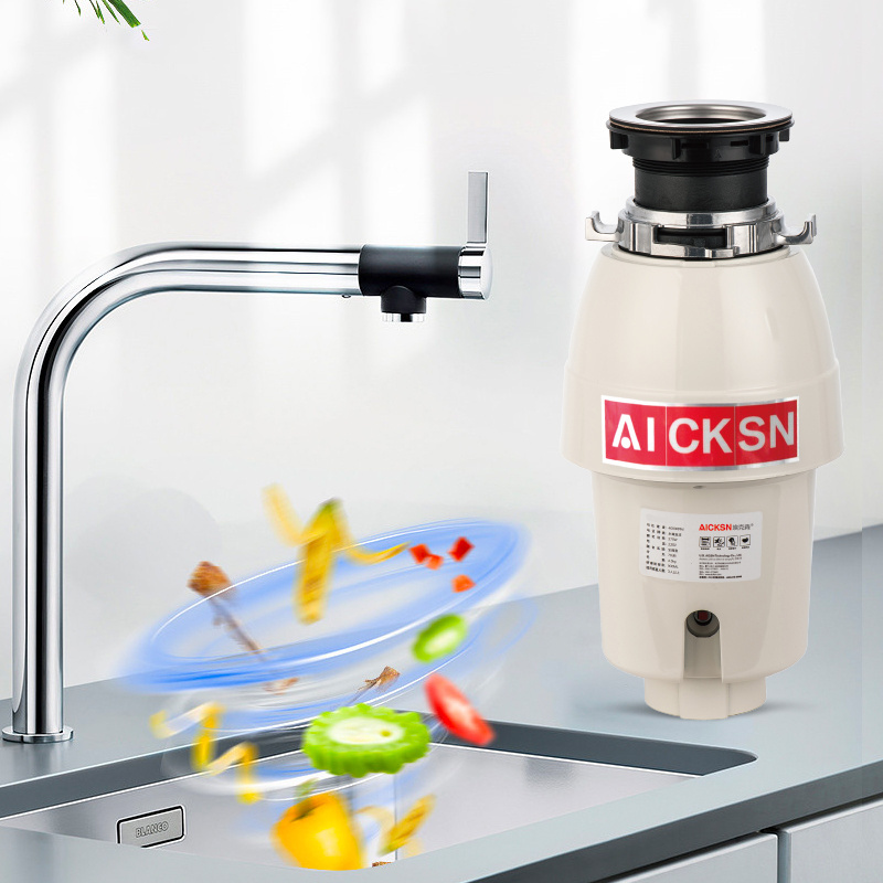 Aicksn Food Waste disposers Fully Automatic Organic Waste Composting Disposal Machine Electric 50 15 White ABS Plastic 2 Years