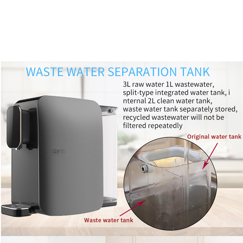 Aicksn W16 Hot Water Dispenser RO System Pure Water Directly Drinking Portable Desktop Water Dispenser