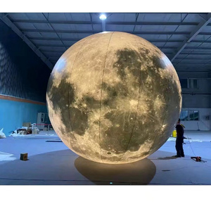 Light inflatable moon ball helium inflate balloons for Advertising Decoration