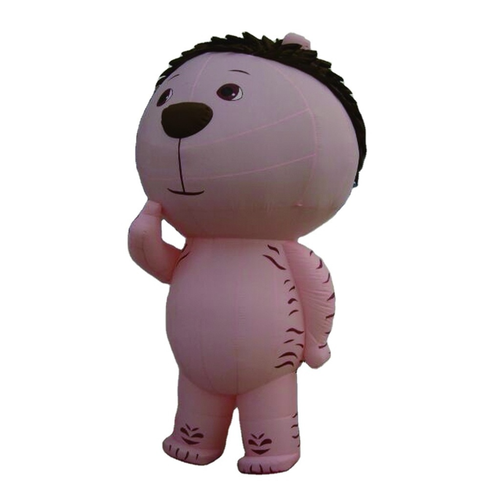 Hot Sale  Inflatable 3D Cartoon Customized Logo Outdoor PVC Inflatable Doll Ballon for Sale