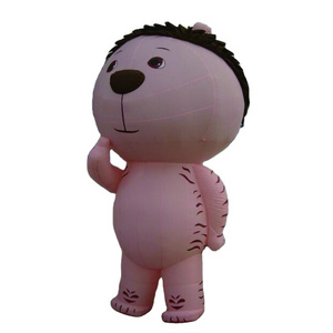 Hot Sale  Inflatable 3D Cartoon Customized Logo Outdoor PVC Inflatable Doll Ballon for Sale