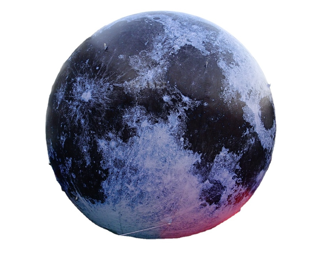 Inflatable Moon customization PVC/Oxford cloth Led Moon Planet Balloon  inflatable planets