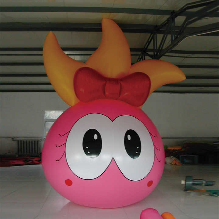 Hot Sale  Inflatable 3D Cartoon Customized Logo Outdoor PVC Inflatable Doll Ballon for Sale