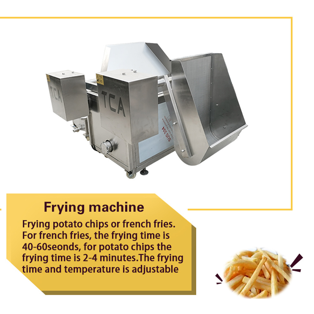 Automatic Production Line French Fries Making Machine / Fried Potato Chips Production Line /  Frozen Fries Processing plant