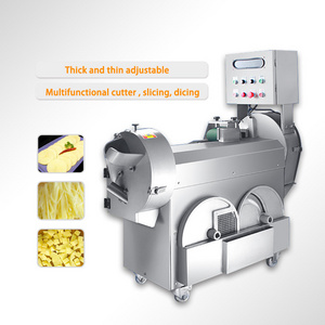 AICN konjac jalapeno slicing industry tomato dicing leaf vegetable spinach cutting machine