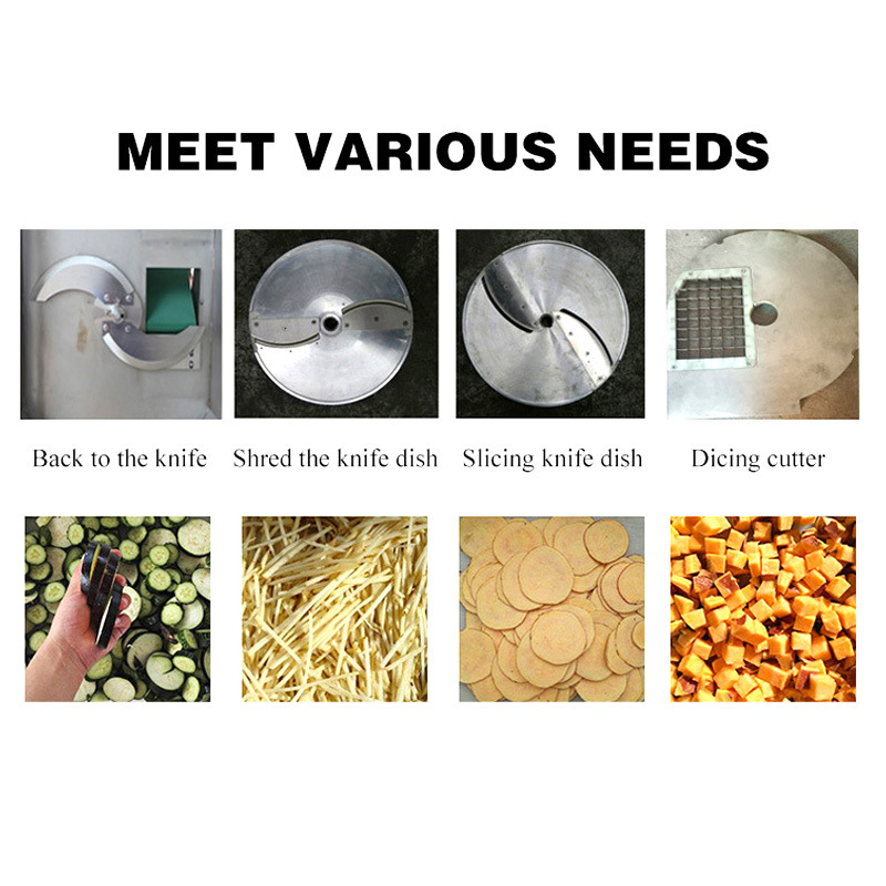 Tea Leaves Vegetables Cutting Shredder Machine Commercial Potato Slicer And Cutter Machine