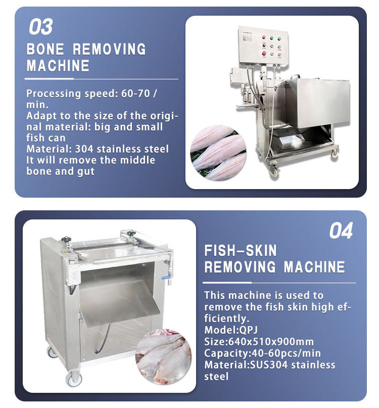 AICN fully automatic frozen red snapper catfish fish slicer angle cutting machine processing line