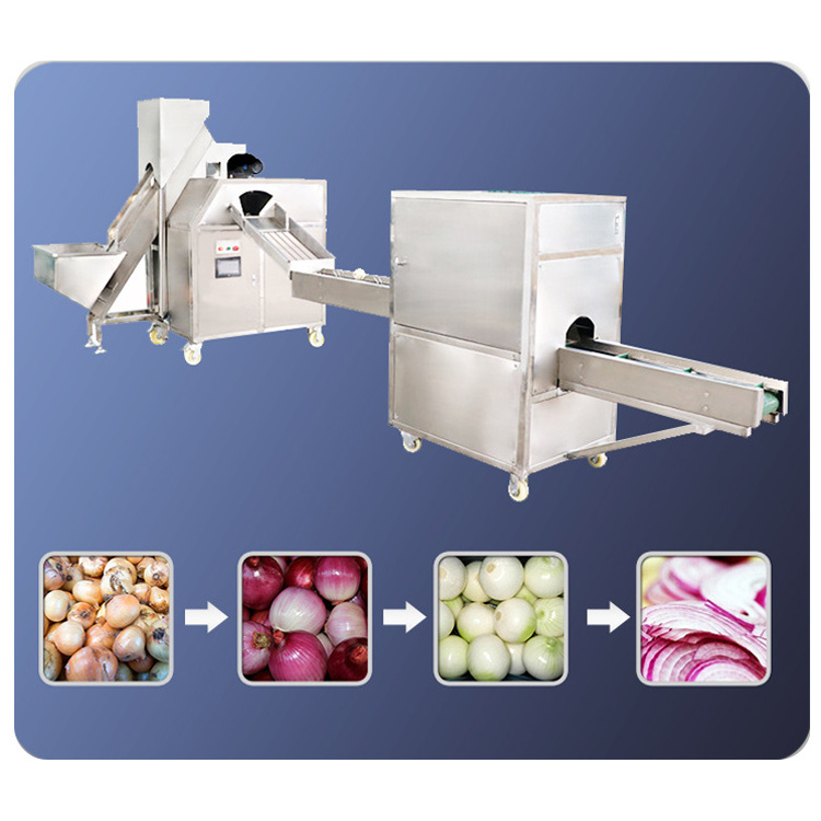 AICNPACK full automatic onion processing line fried onion rings processing line