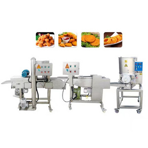 automatic chicken nuggets making forming making machine price production line