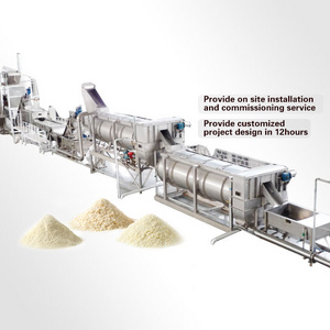 Potato Starch Powder Plant Potato Starch Processing Machine Production Line