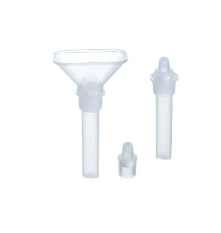 Medical equipment disposable DNA sample collector saliva collection kit with funnel tube vtm transport tube testing